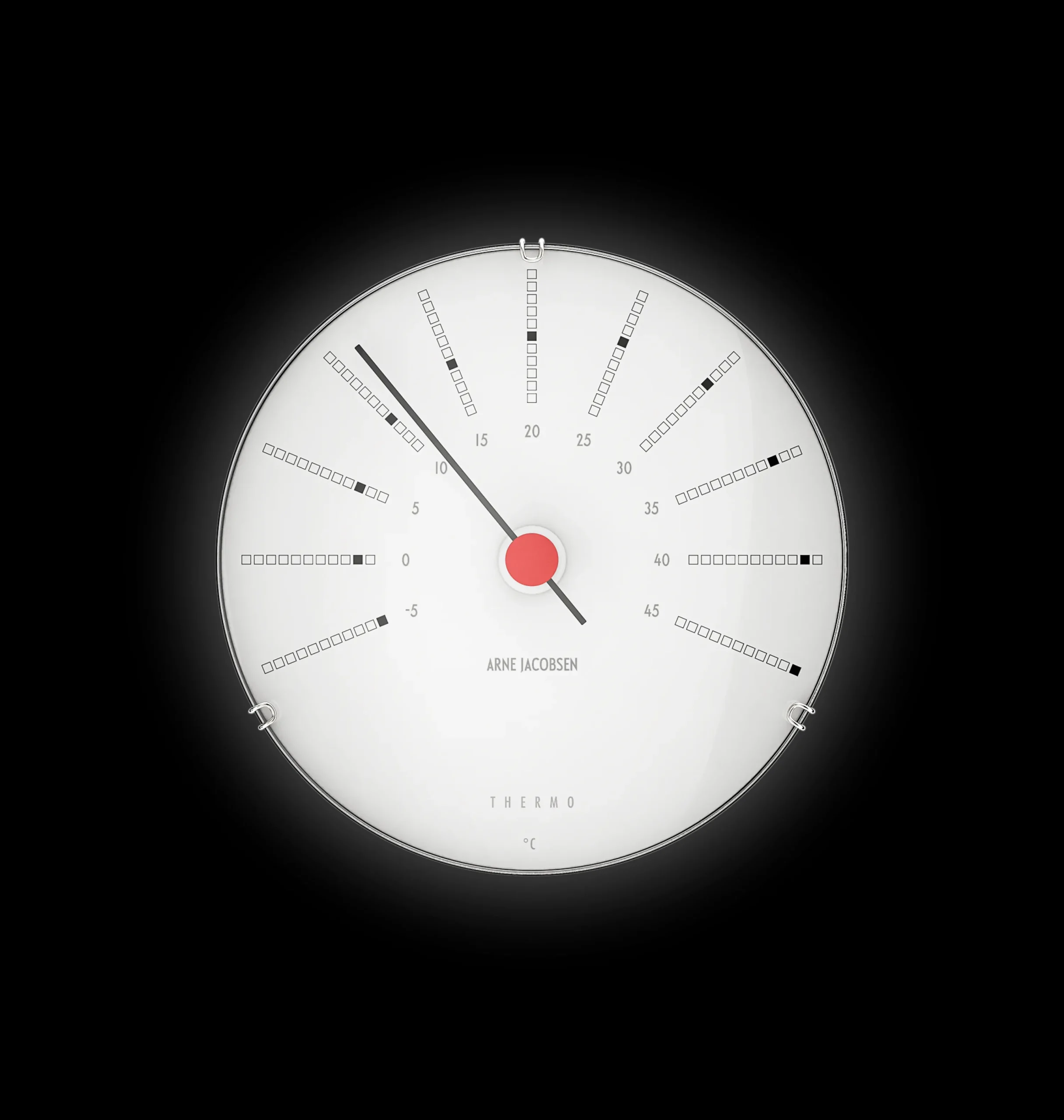 Arne Jacobsen Klokker Og Værstjanor*Clocks Bankers Termometer Ø12 cm