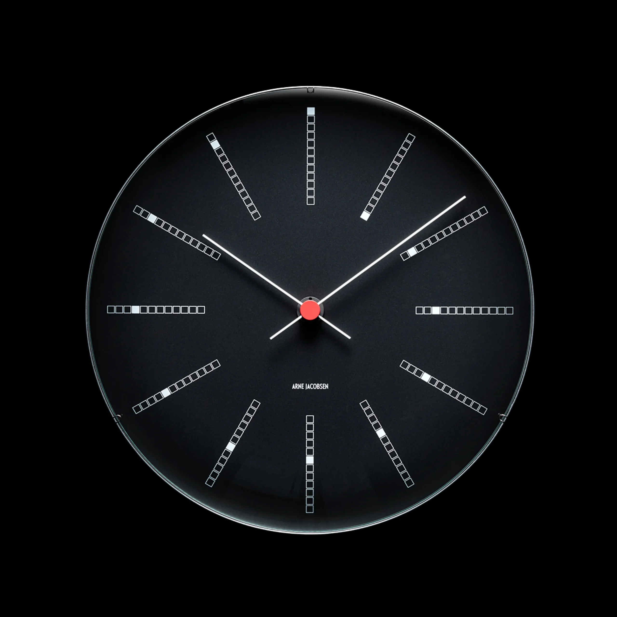 Arne Jacobsen Klokker Og Værstjanor*Clocks Bankers Veggur Ø29 cm sort