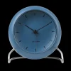 Arne Jacobsen Klokker Og Værstjanor*Clocks City Hall Bordur Ø11 cm stone blue