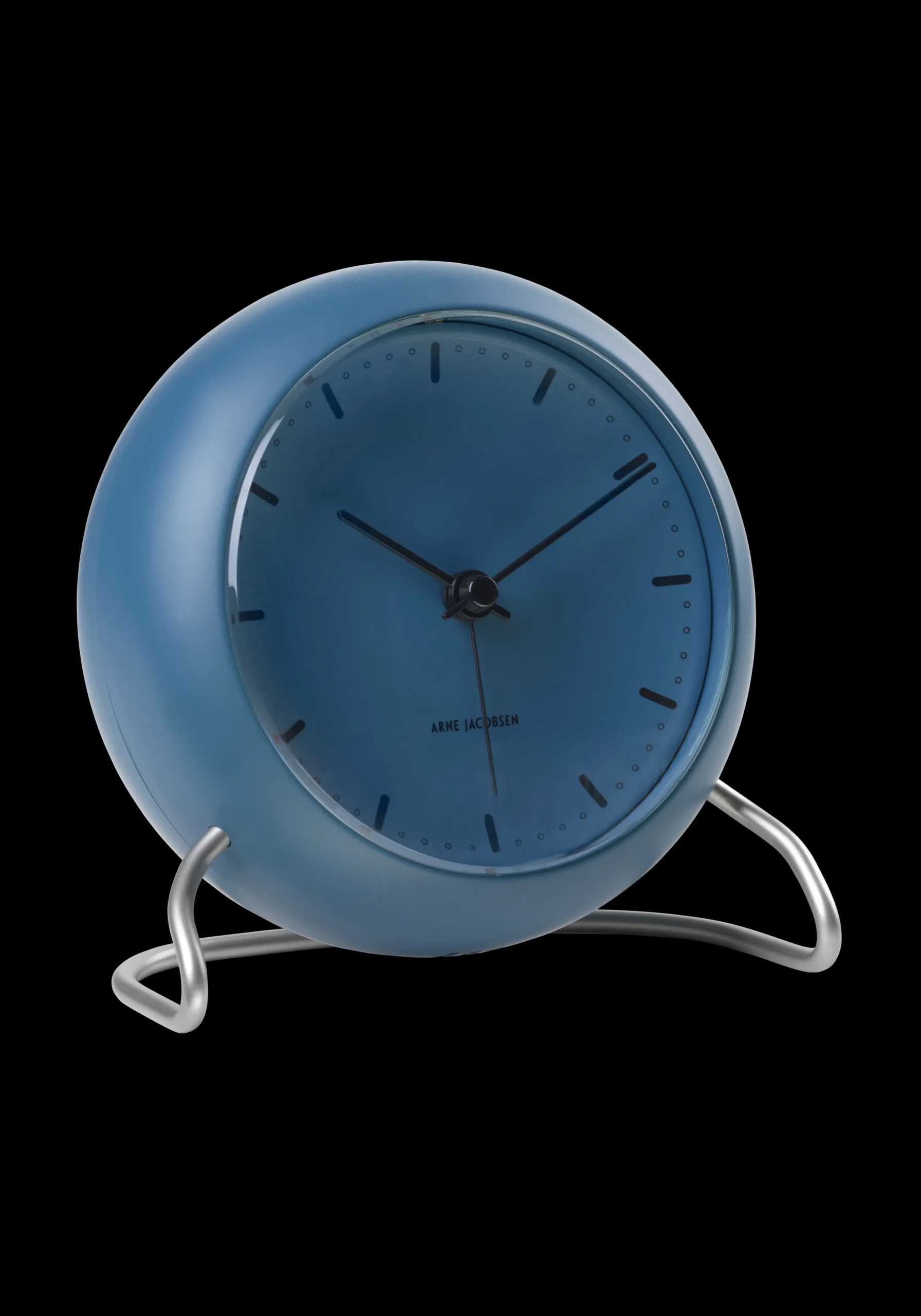 Arne Jacobsen Klokker Og Værstjanor*Clocks City Hall Bordur Ø11 cm stone blue