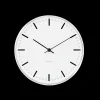 Arne Jacobsen Klokker Og Værstjanor*Clocks City Hall Veggur Ø21 cm hvit/sort