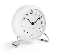 Arne Jacobsen Klokker Og Værstjanor*Clocks LK Bordur Ø11 cm hvit