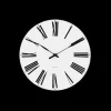 Arne Jacobsen Klokker Og Værstjanor*Clocks Roman Veggur Ø16 cm hvit/sort