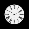 Arne Jacobsen Klokker Og Værstjanor*Clocks Roman Veggur Ø21 cm hvit/sort