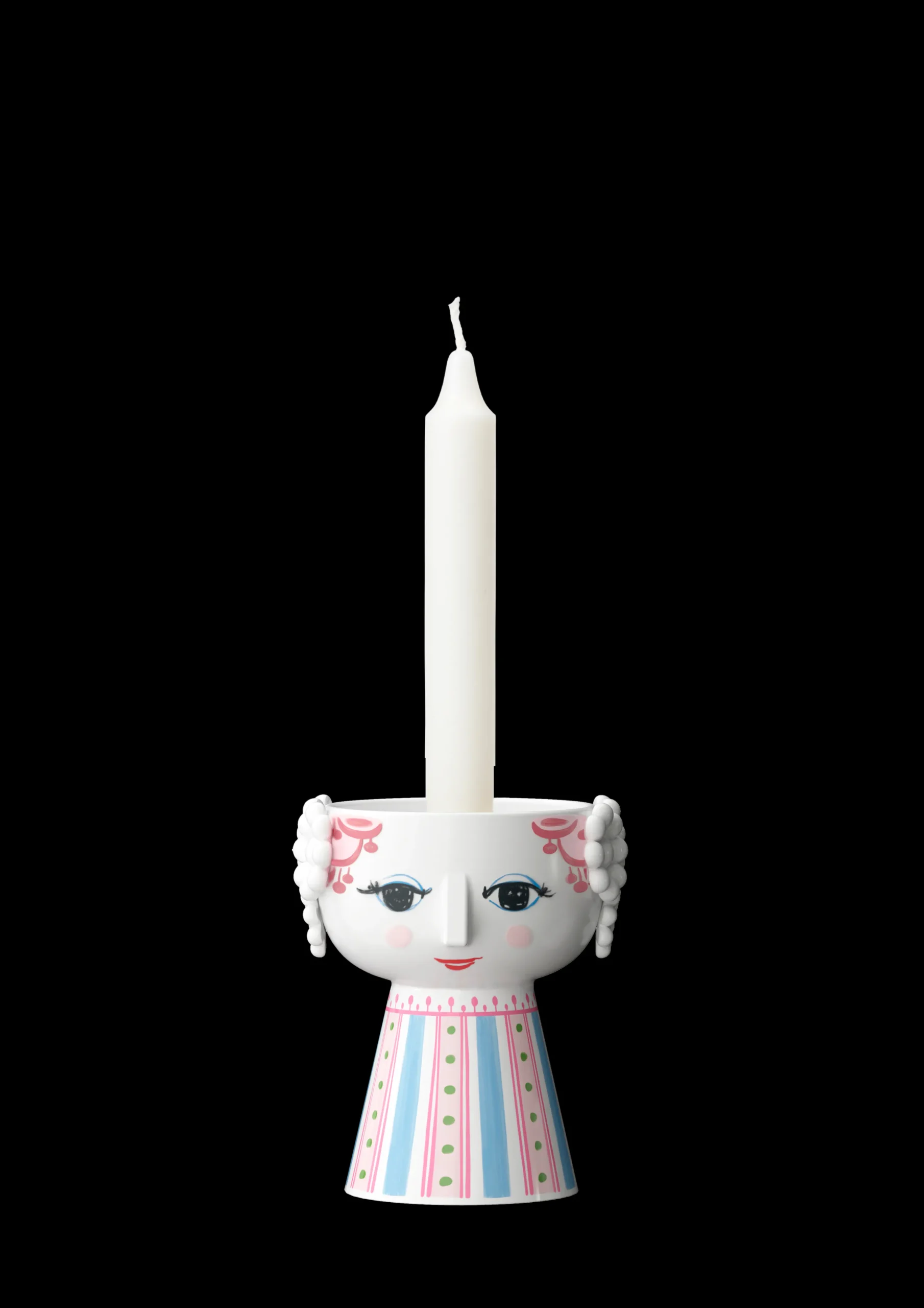 Bjørn Wiinblad Lysestaker Og Stearinlys|Kronelysestaker*Eva Lysestake H9.5 cm pink - Kjøp nå