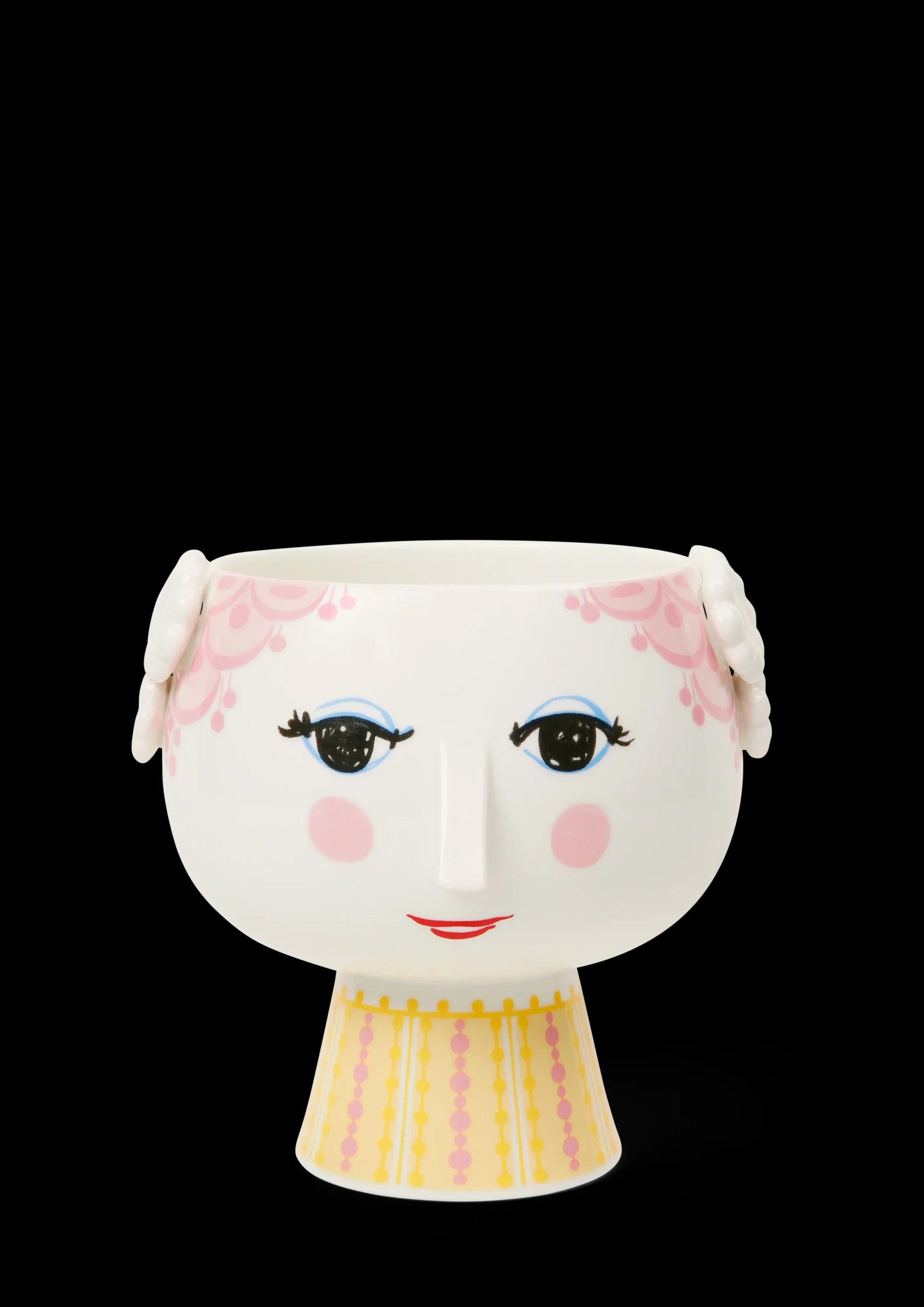 Bjørn Wiinblad Vaser Og Urtepotteskjulere|Urtepotter*Eva Potteskjuler på fot Ø15.5 cm pink