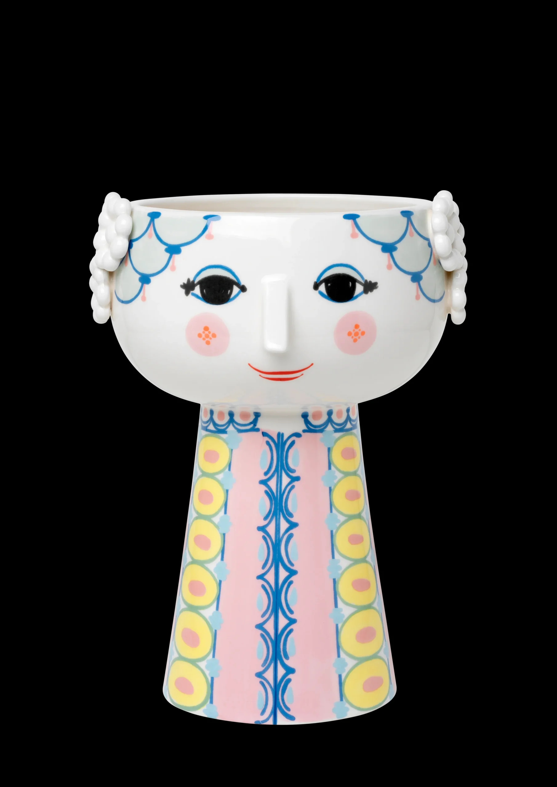 Bjørn Wiinblad Vaser Og Urtepotteskjulere*Eva Vase H23,5 pink