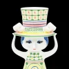 Bjørn Wiinblad Vaser Og Urtepotteskjulere*Lady with hat Vase H24.5 cm grønn - Kjøp nå