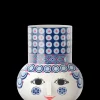 Bjørn Wiinblad Nyheter|Vaser Og Urtepotteskjulere*Olga Vase H20 cm blå