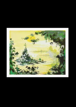 Bjørn Wiinblad Plakater Og Postkort|Barneplakater*Wiinblad Curtain, 50x40 cm