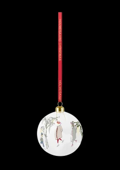 Holmegaard Julepynt|Julepynt*Christmas Bauble Children ice skating Ø8 cm