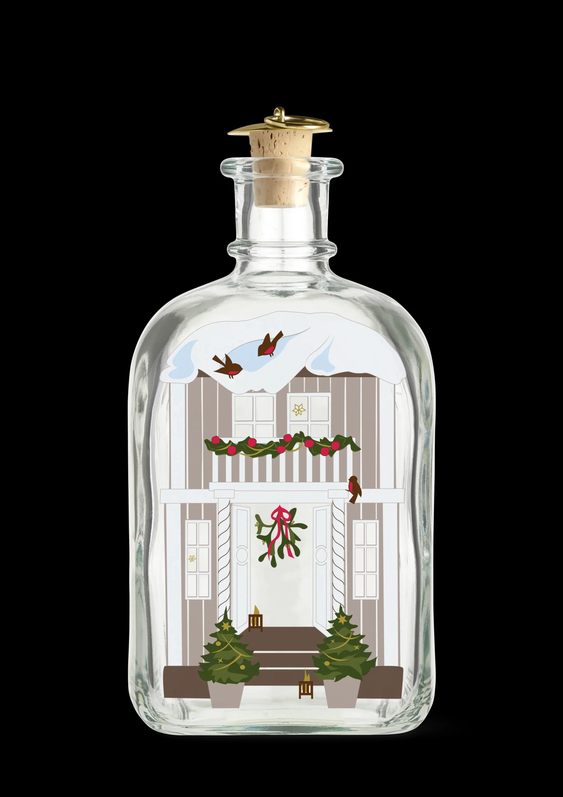 Holmegaard Karaffer*Christmas Juleflaske 2022 73 cl multi