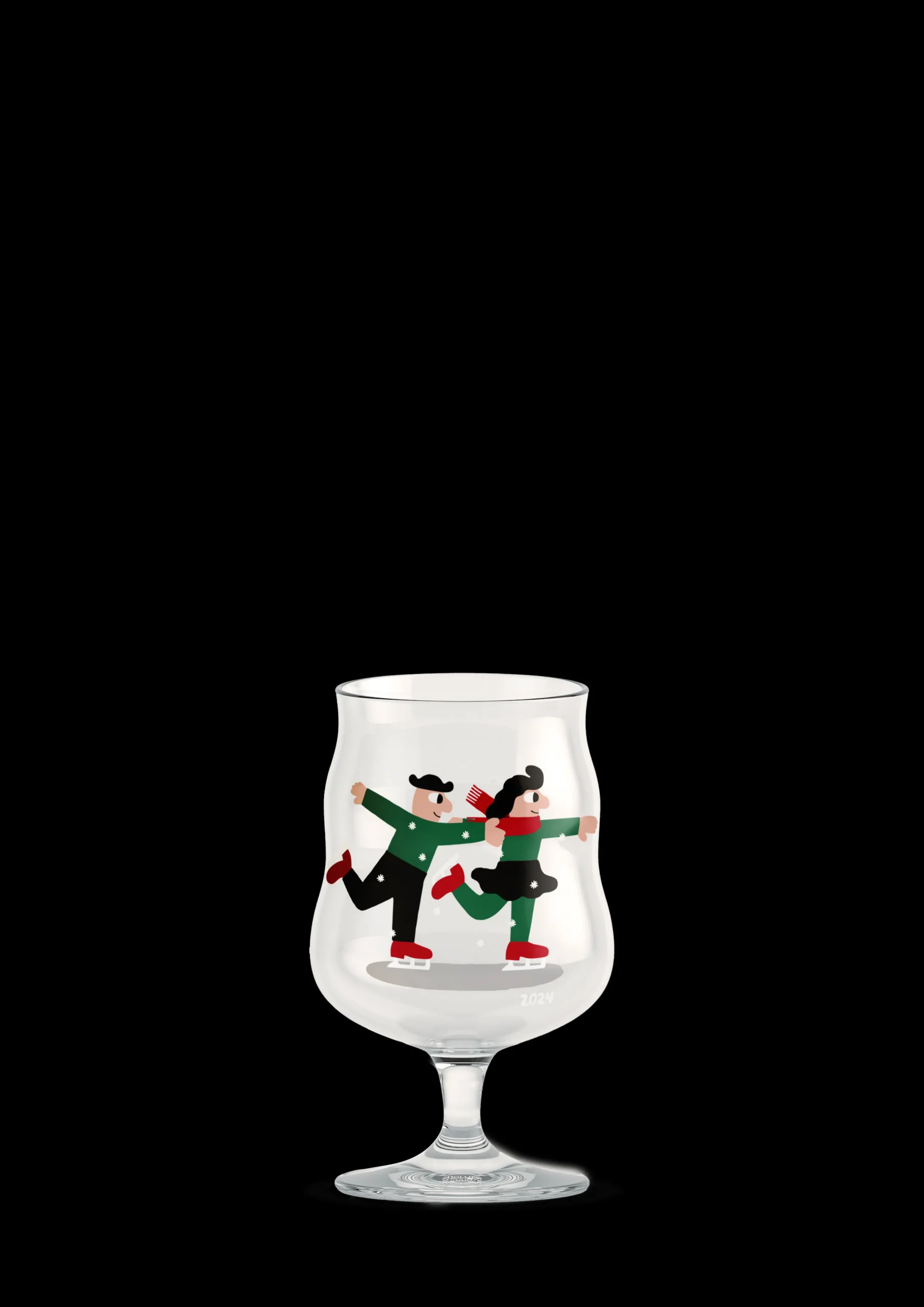 Holmegaard Ølglass*Mikkeller Universal Ølglass Jul 2024 40 cl klar