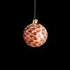 Holmegaard Julepynt|Julepynt*Souvenir Julekule Ø8 cm penselstrøk rød