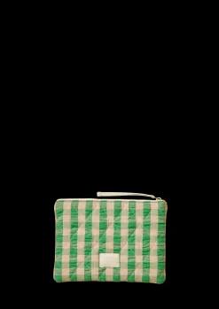 JUNA Vesker Og Toalettvesker*Bæk&Bølge Dalila Toiletbag 20x14 cm Grønn/Sand