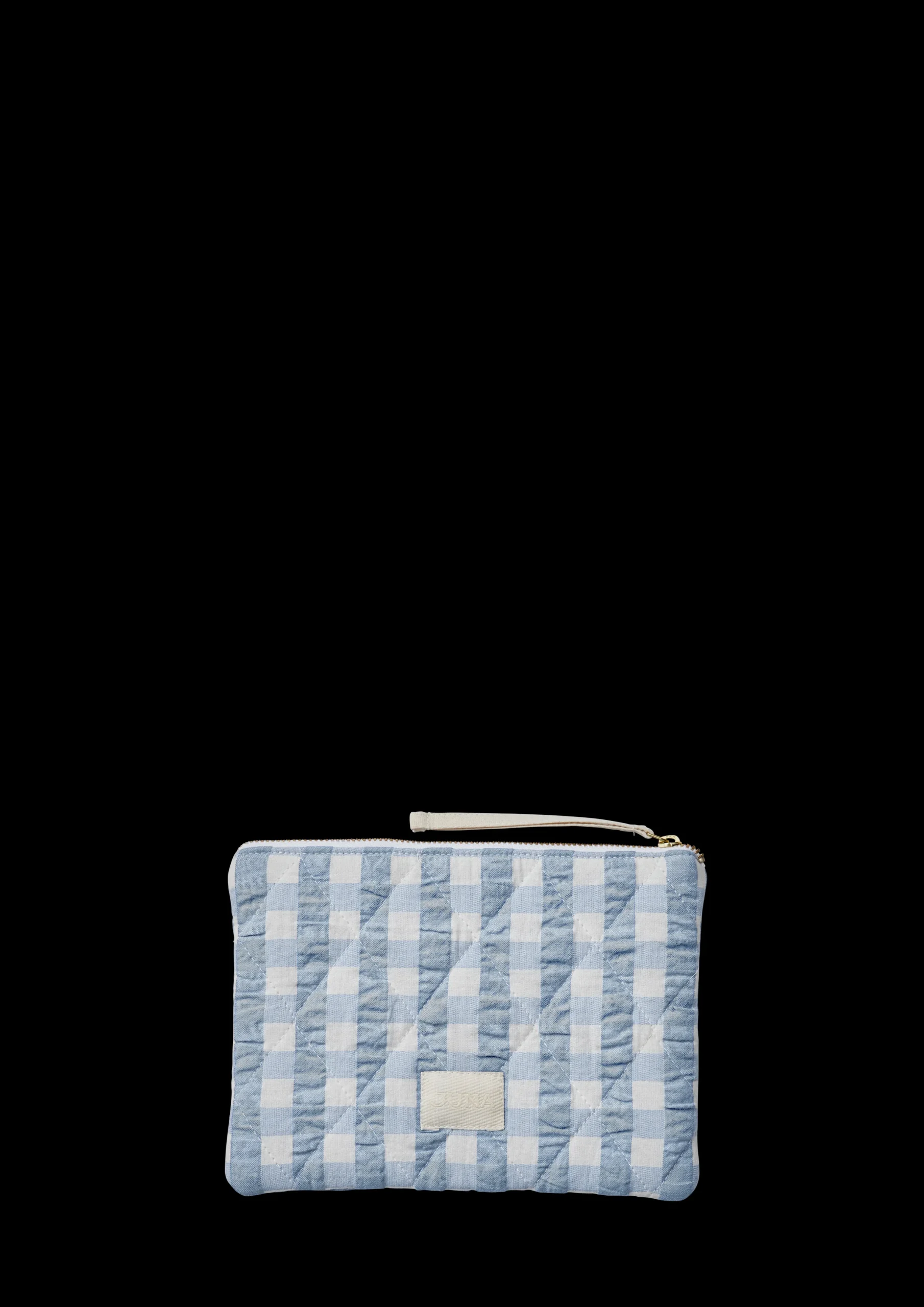 JUNA Vesker Og Toalettvesker*Bæk&Bølge Dalila Toiletbag 20x14 cm Lys blå/Hvit