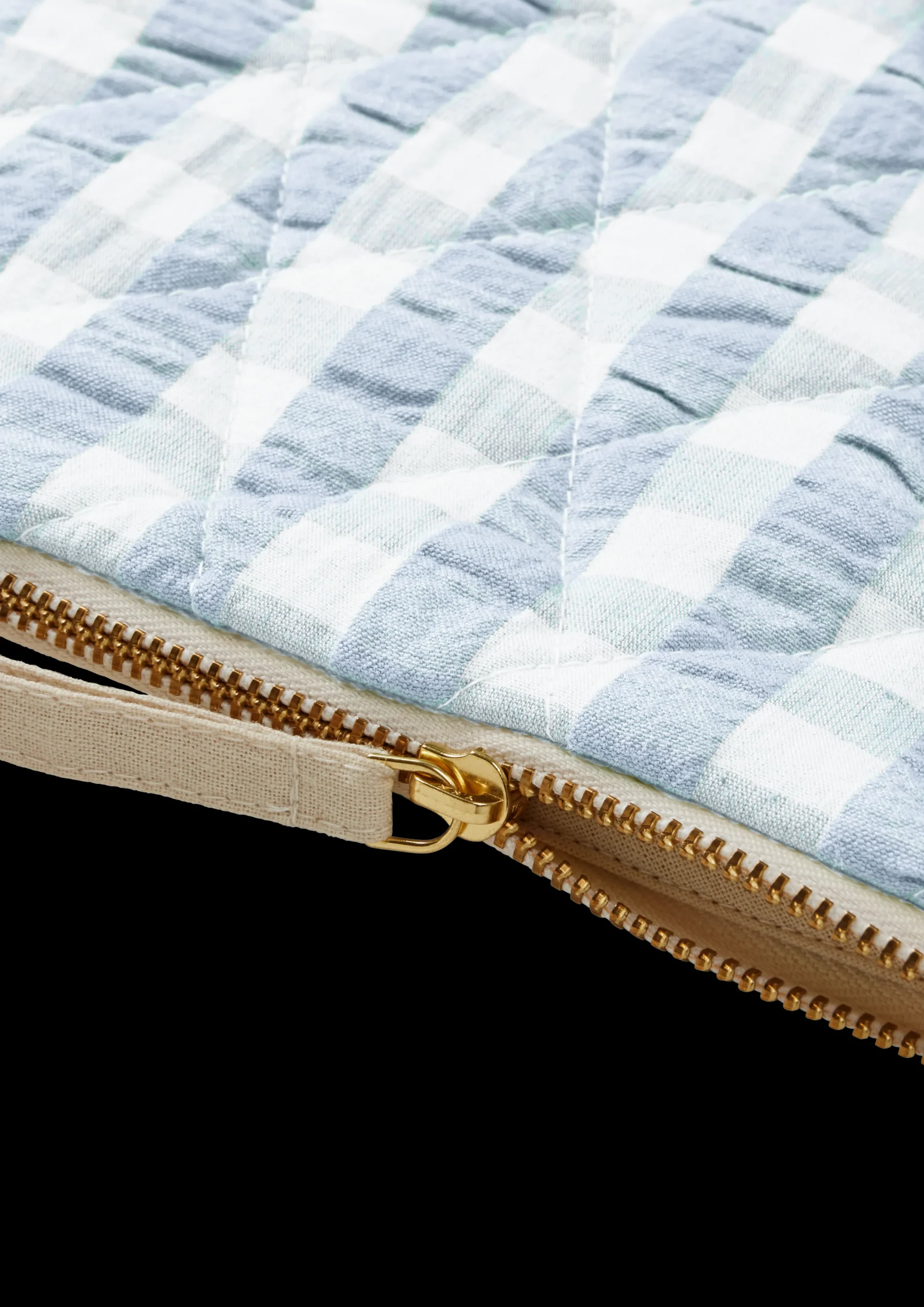 JUNA Vesker Og Toalettvesker*Bæk&Bølge Dalila Toiletbag 20x14 cm Lys blå/Hvit