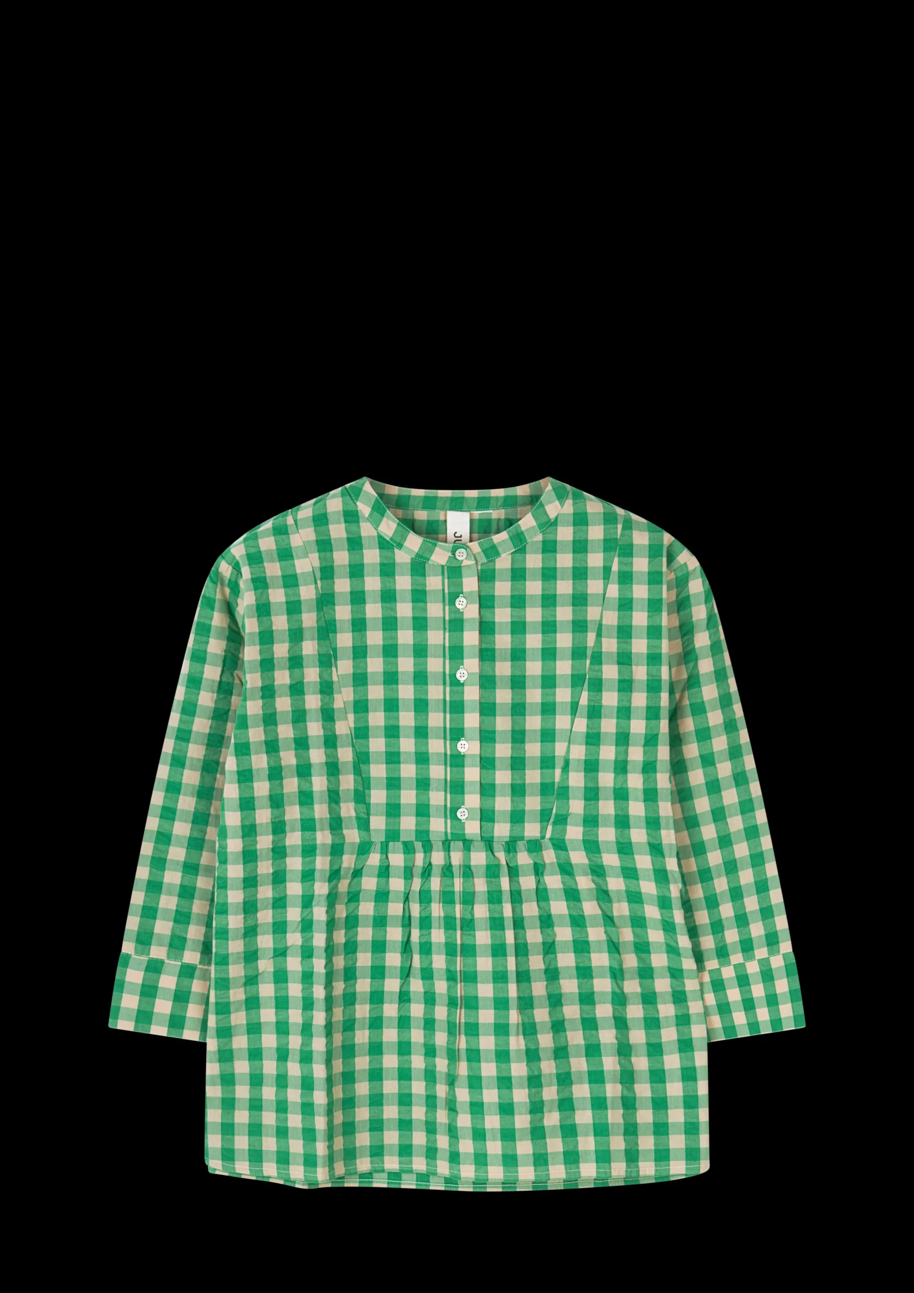 JUNA Nattøy|Topper*Bæk&Bølge Irene shirt S/M grønn/sand - Kjøp nå