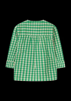 JUNA Nattøy|Topper*Bæk&Bølge Irene shirt S/M grønn/sand - Kjøp nå