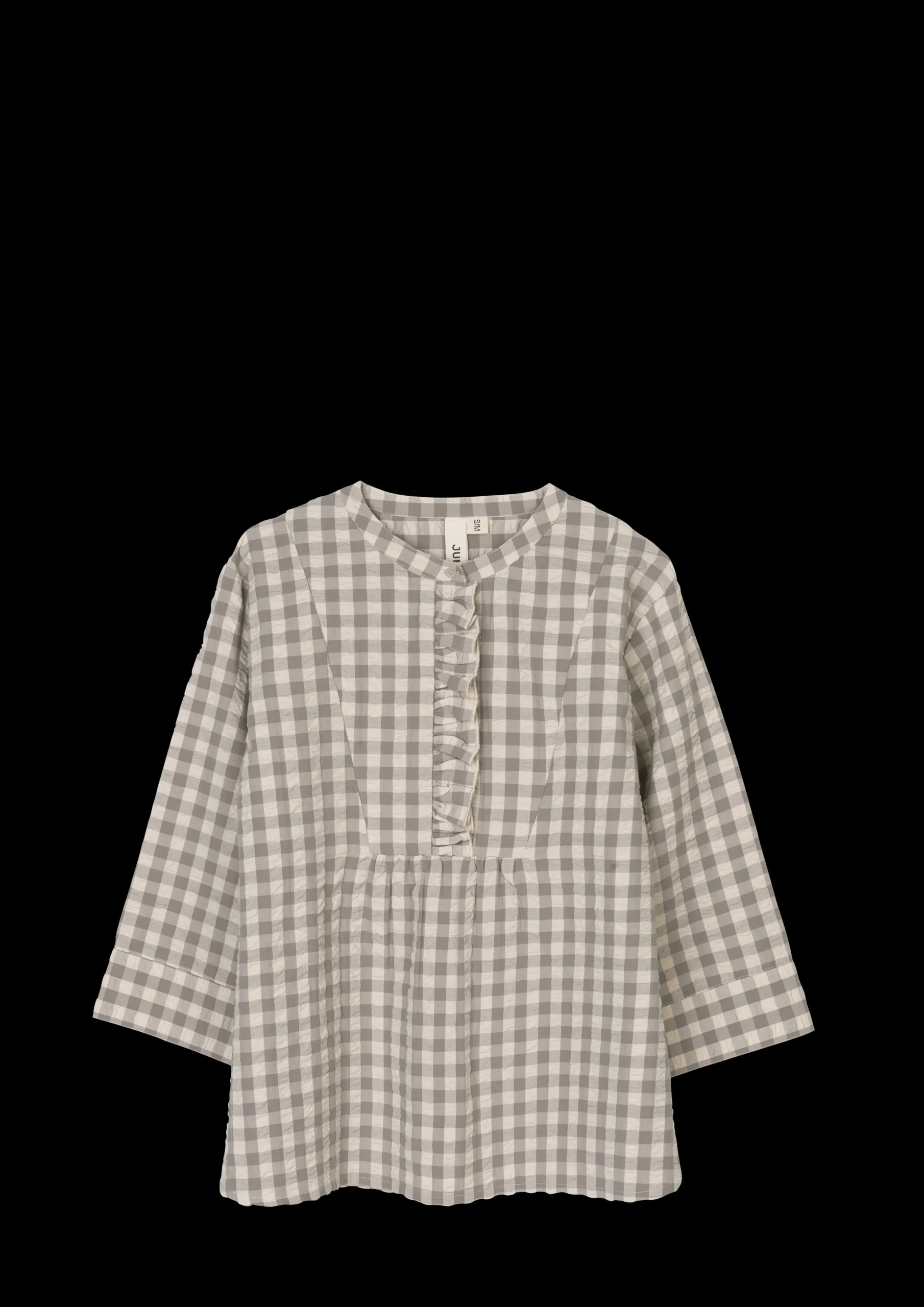 JUNA Nattøy|Topper*Bæk&Bølge Irene shirt XS grå/bjørk
