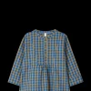 JUNA Nattøy|Topper*Bæk&Bølge Irene shirt S/M blå/oker