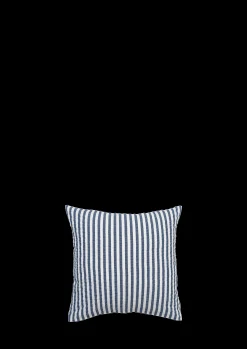 JUNA Putetrekk*Bæk&Bølge Lines Putetrekk 63x60 cm mørk blå/hvit DK