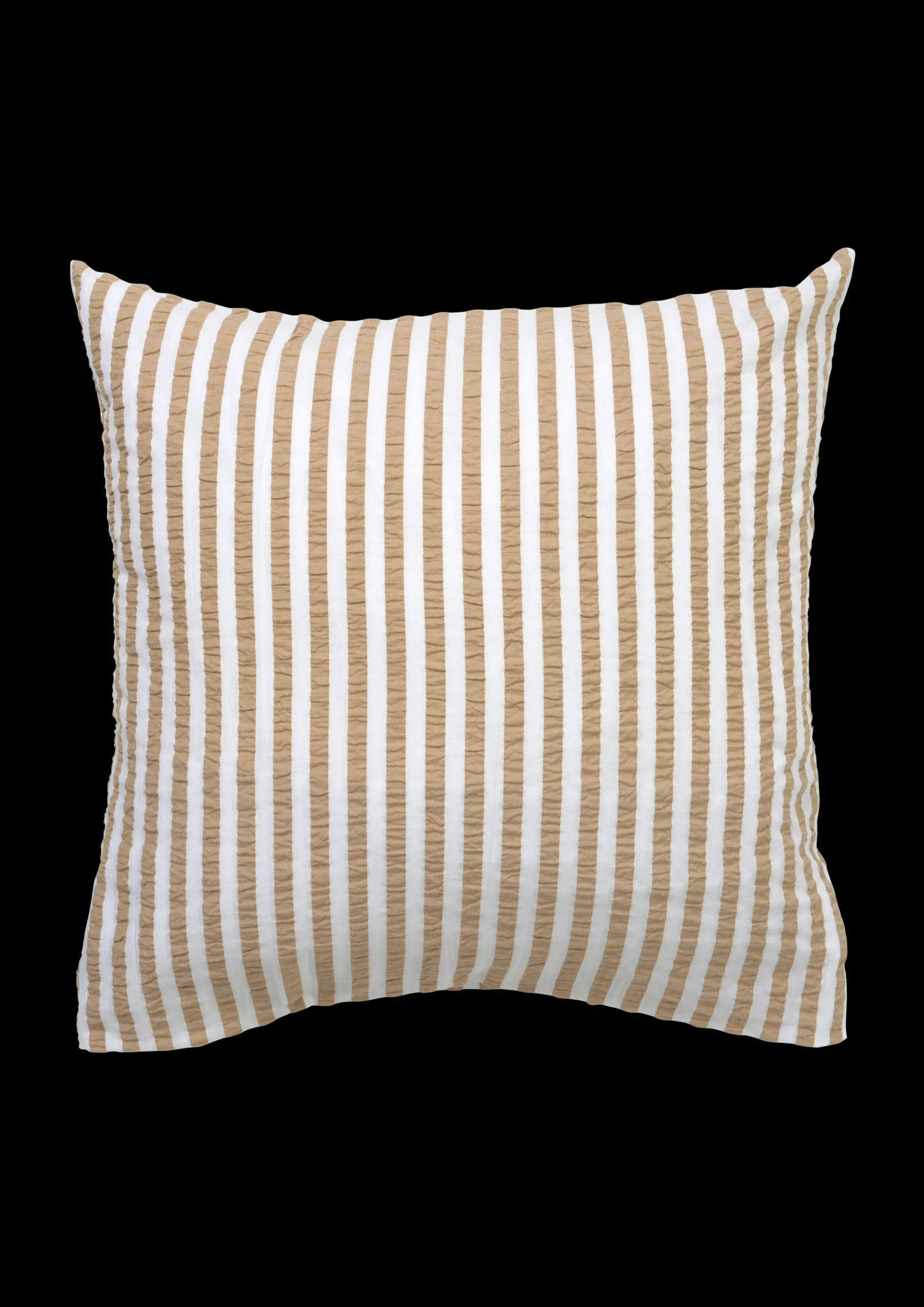 JUNA Putetrekk*Bæk&Bølge Lines Putetrekk 63x60 cm sand/hvit DK