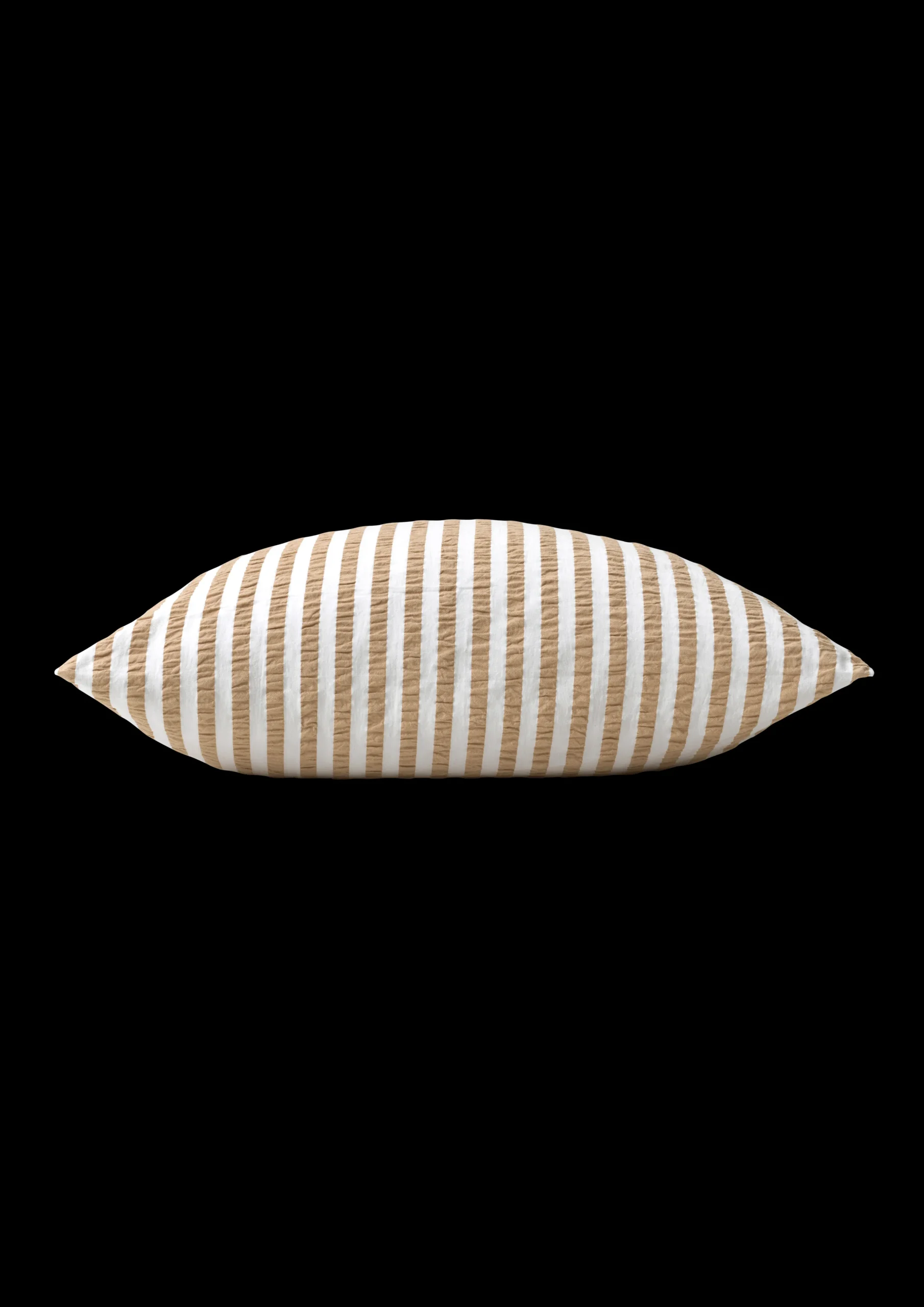 JUNA Putetrekk*Bæk&Bølge Lines Putetrekk 63x60 cm sand/hvit DK