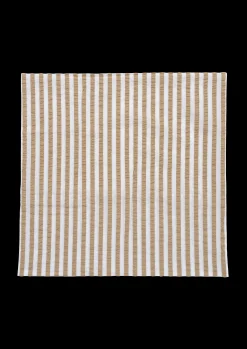 JUNA Putetrekk*Bæk&Bølge Lines Putetrekk 63x60 cm sand/hvit DK