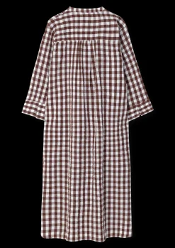 JUNA Kjoler|Nattøy*Bæk&Bølge Sonja dress XS chocolate/hvit