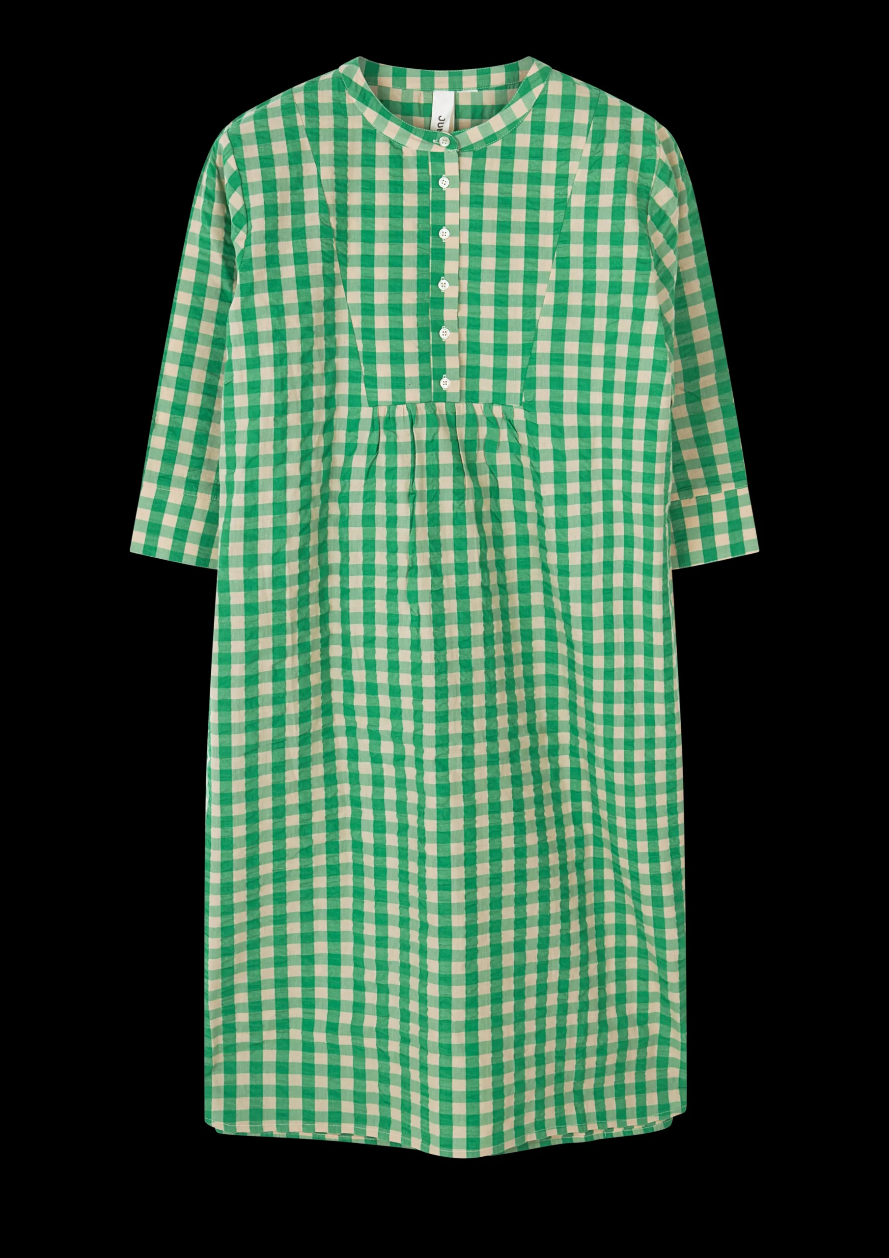 JUNA Kjoler|Nattøy*Bæk&Bølge Sonja dress S/M grønn/sand - Kjøp nå
