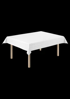 JUNA Duker|Duker*Brick damaskduk, hvit, 150 x 320 cm – Kjøp her