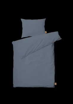JUNA Sengetøy*Cube Sengetøy 150x210 cm støvet blå SE