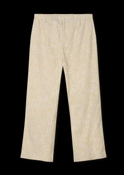 JUNA Nattøy*Monochrome Lines Barbara pants XS oker/hvit