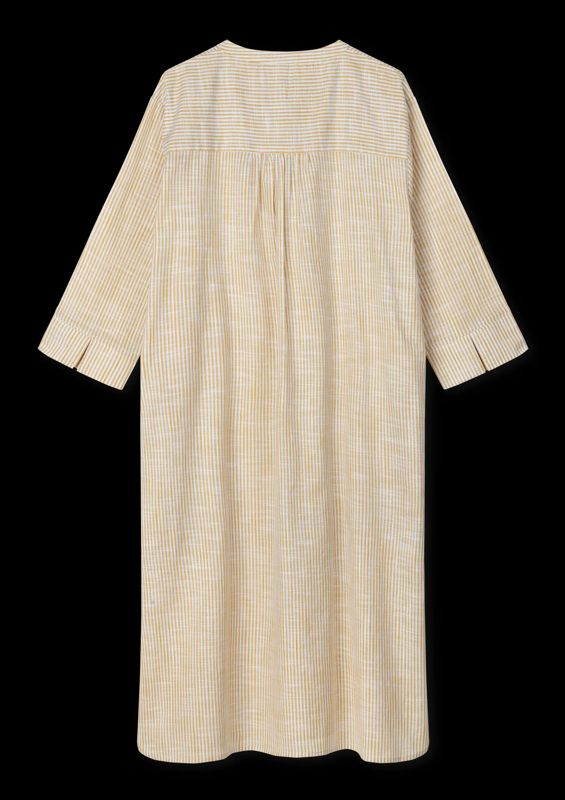 JUNA Kjoler|Nattøy*Monochrome Lines Sonja dress XS oker/hvit
