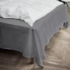JUNA Laken*Percale Flatt laken 150x250 cm grå