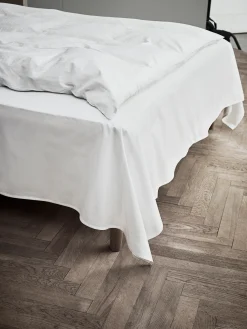 JUNA Laken*Percale Flatt laken 240x260 cm hvit