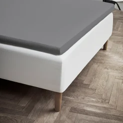 JUNA Laken*Percale Konvoluttlaken 120x200 cm grå