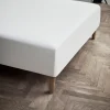 JUNA Laken*Percale Laken til rammemadrass 120x30x200 cm hvit
