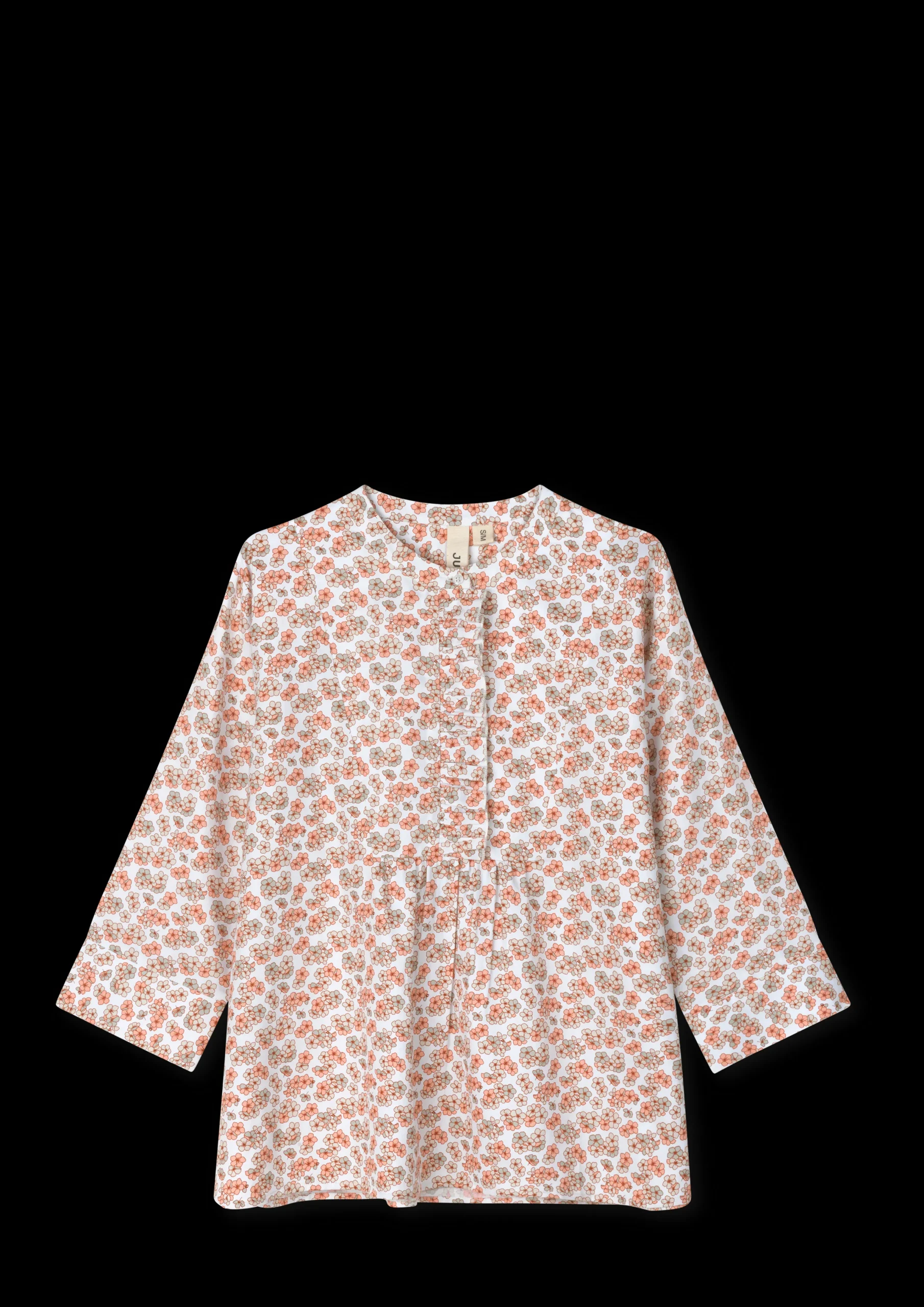 JUNA Nattøy|Topper*Pleasantly Irene shirt XS hvit/rosa