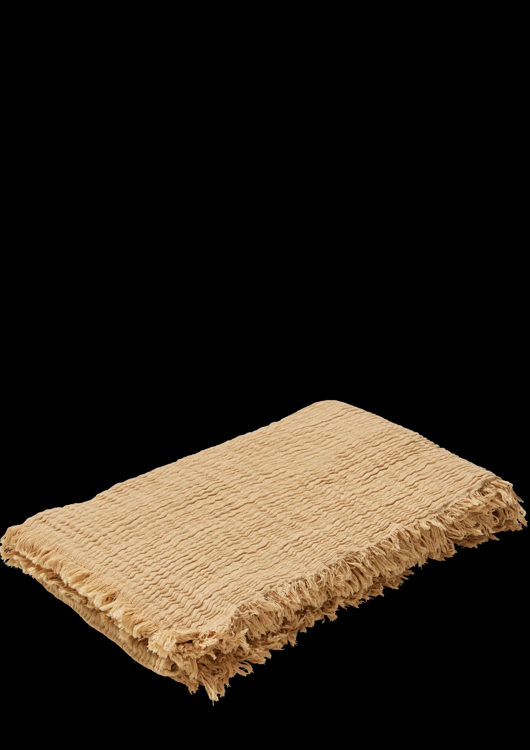 JUNA Pledd*Reloved Sengeteppe 240x260 cm sand - Kjøp her