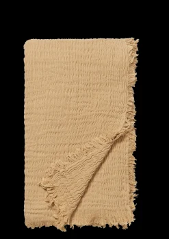 JUNA Pledd*Reloved Sengeteppe 190x240 cm sand - Kjøp her