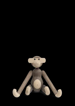 Kay Bojesen Trefigurer Og Skulpturer*Ape liten eik/røkt eik