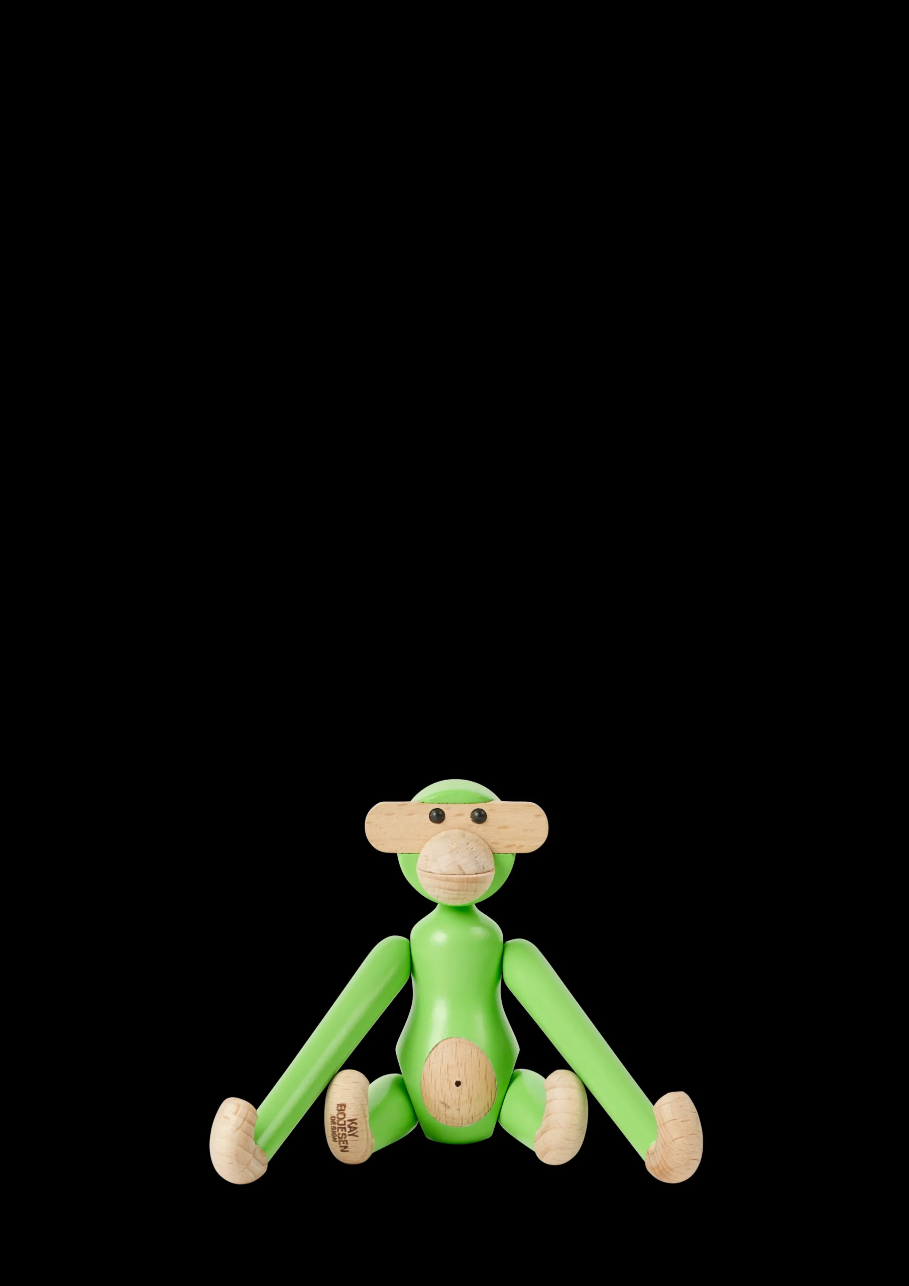 Kay Bojesen Nyheter|Trefigurer Og Skulpturer*Ape mini lys grønn
