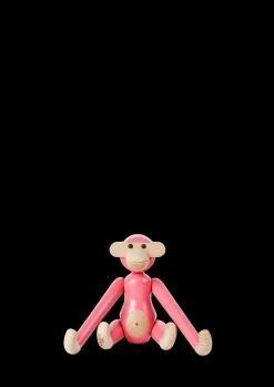 Kay Bojesen Nyheter|Trefigurer Og Skulpturer*Ape mini pink