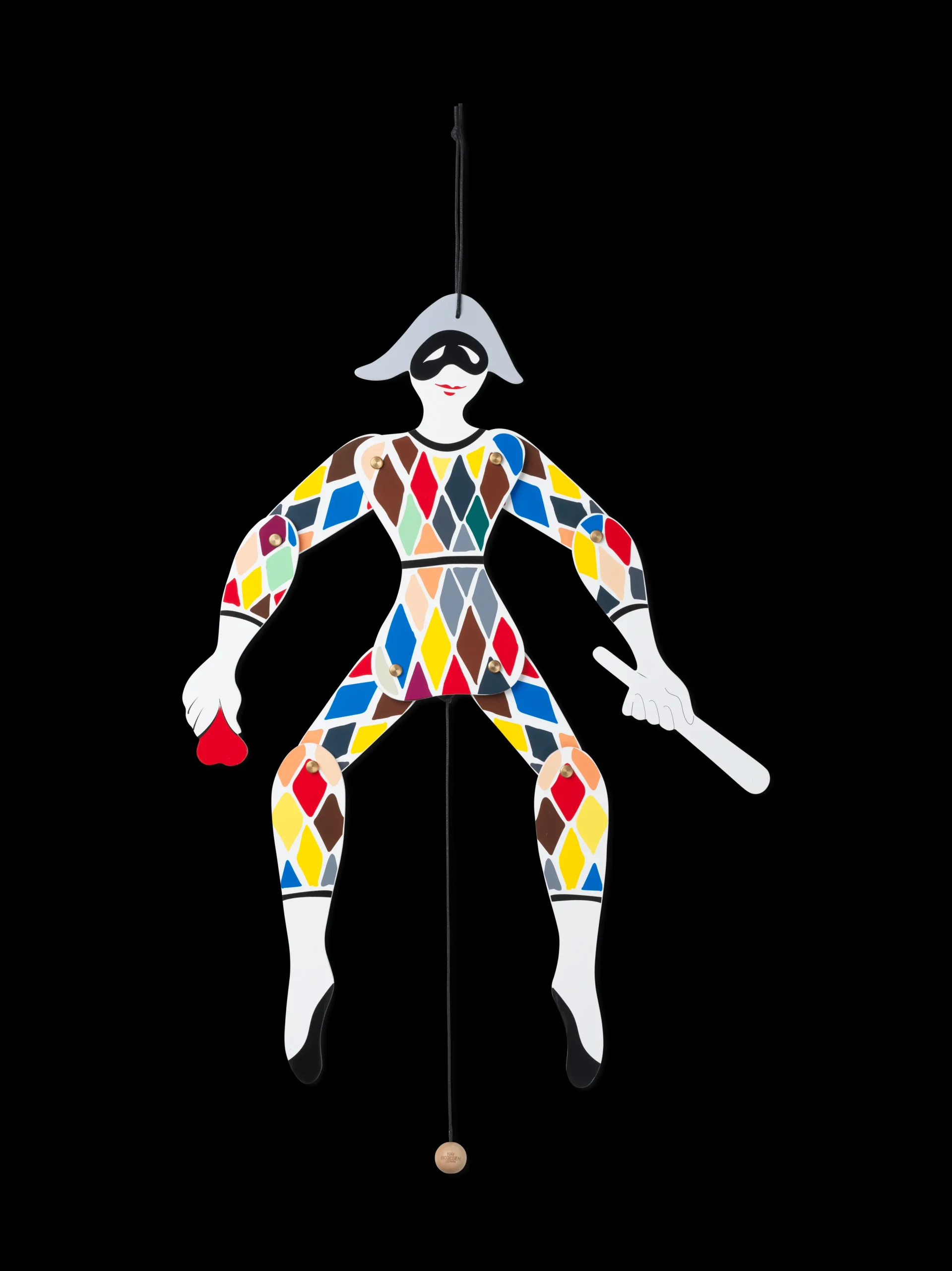 Kay Bojesen Leker*Harlekin Sprellemann multi