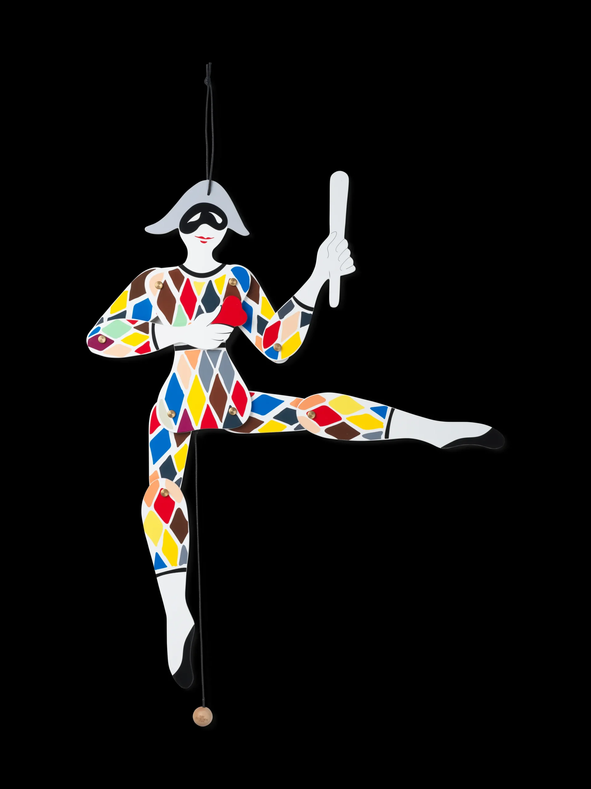 Kay Bojesen Leker*Harlekin Sprellemann multi