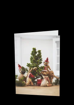 Kay Bojesen Plakater Og Postkort*Postcard Christmas A6 mixed wood 1 stk.