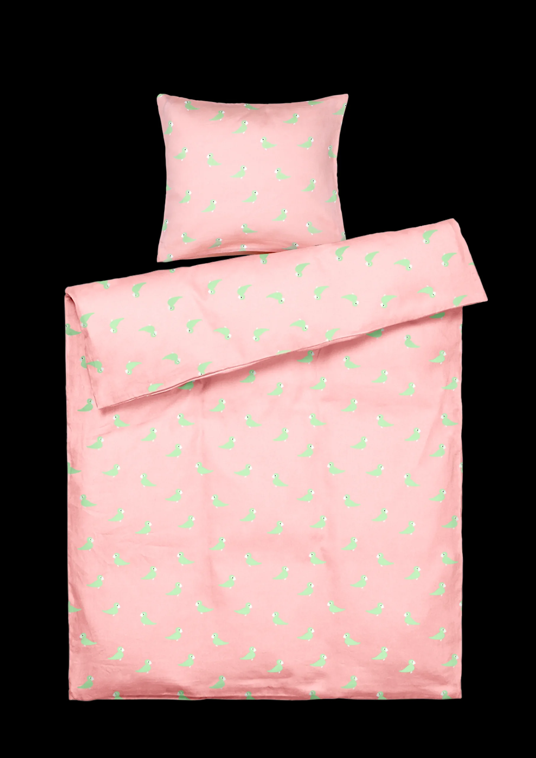 Kay Bojesen Baby- Og Juniorsengetøy|Baby- Og Juniorsengetøy*Sengetøy Sangfugl junior 100x140cm NO rosa