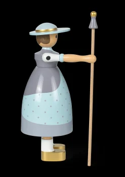 Kay Bojesen Trefigurer Og Skulpturer*Shepherdess lys blå